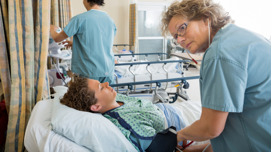En brist med dagens sjukhus är bland annat att det saknas effektiva sätt att hålla smittade patienter skilda från varandra. Foto: Shutterstock